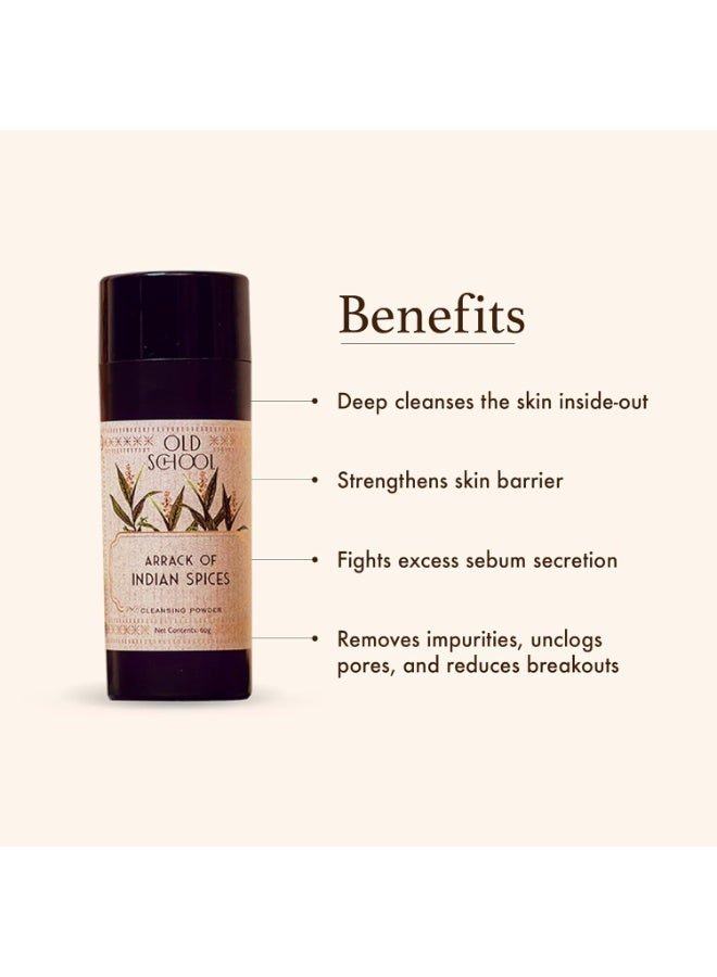 Old School Rituals Arrack of Indian Spices Cleansing Powder 60g - Image 3